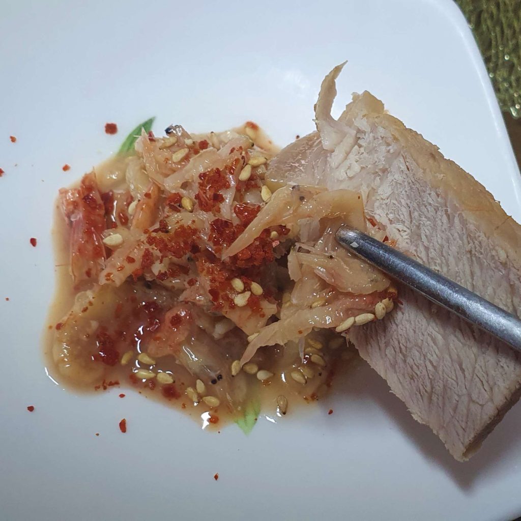 KOREAN BOILED PORK SLICES RECIPE - THE MOON WORLD