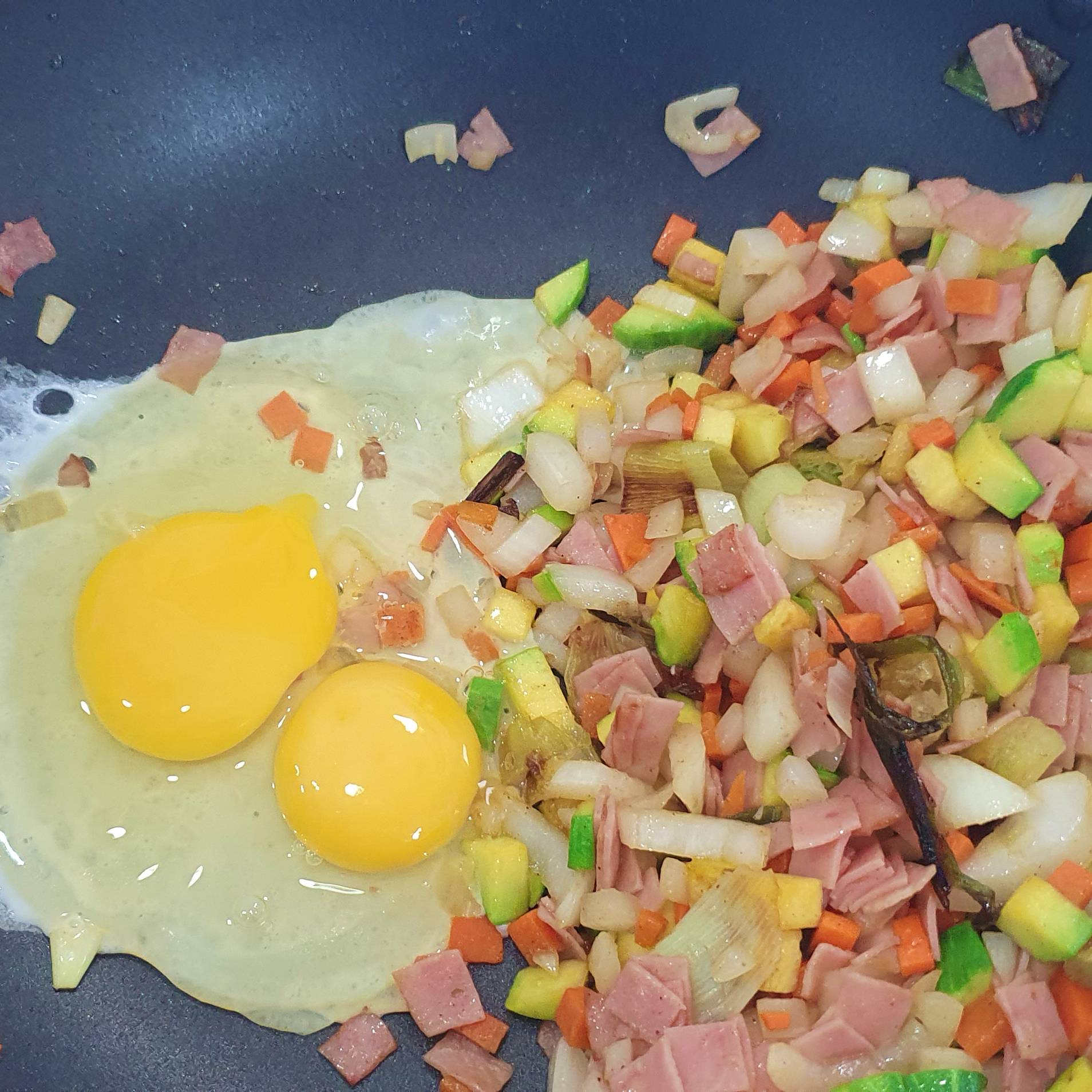 EASY HAM AND EGG FRIED RICE RECIPE - 엉클쿡 맛있는 음식 이야기