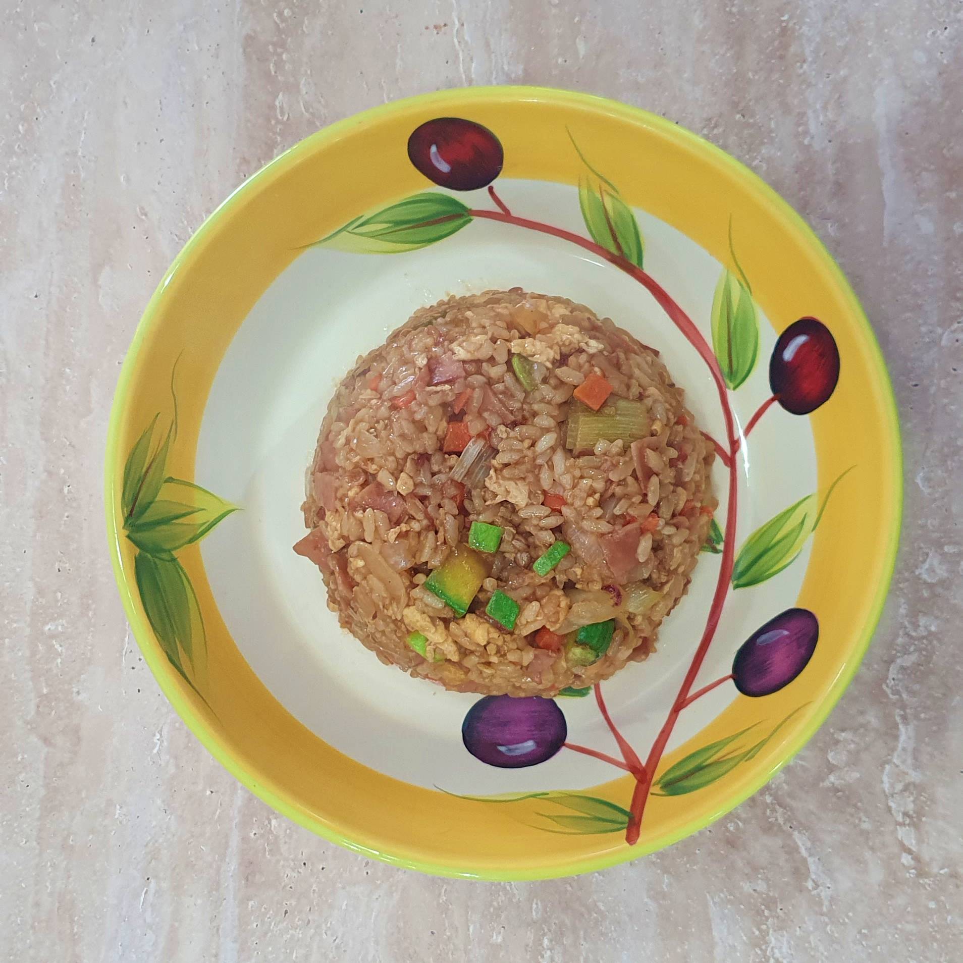 EASY HAM AND EGG FRIED RICE RECIPE - 엉클쿡 맛있는 음식 이야기