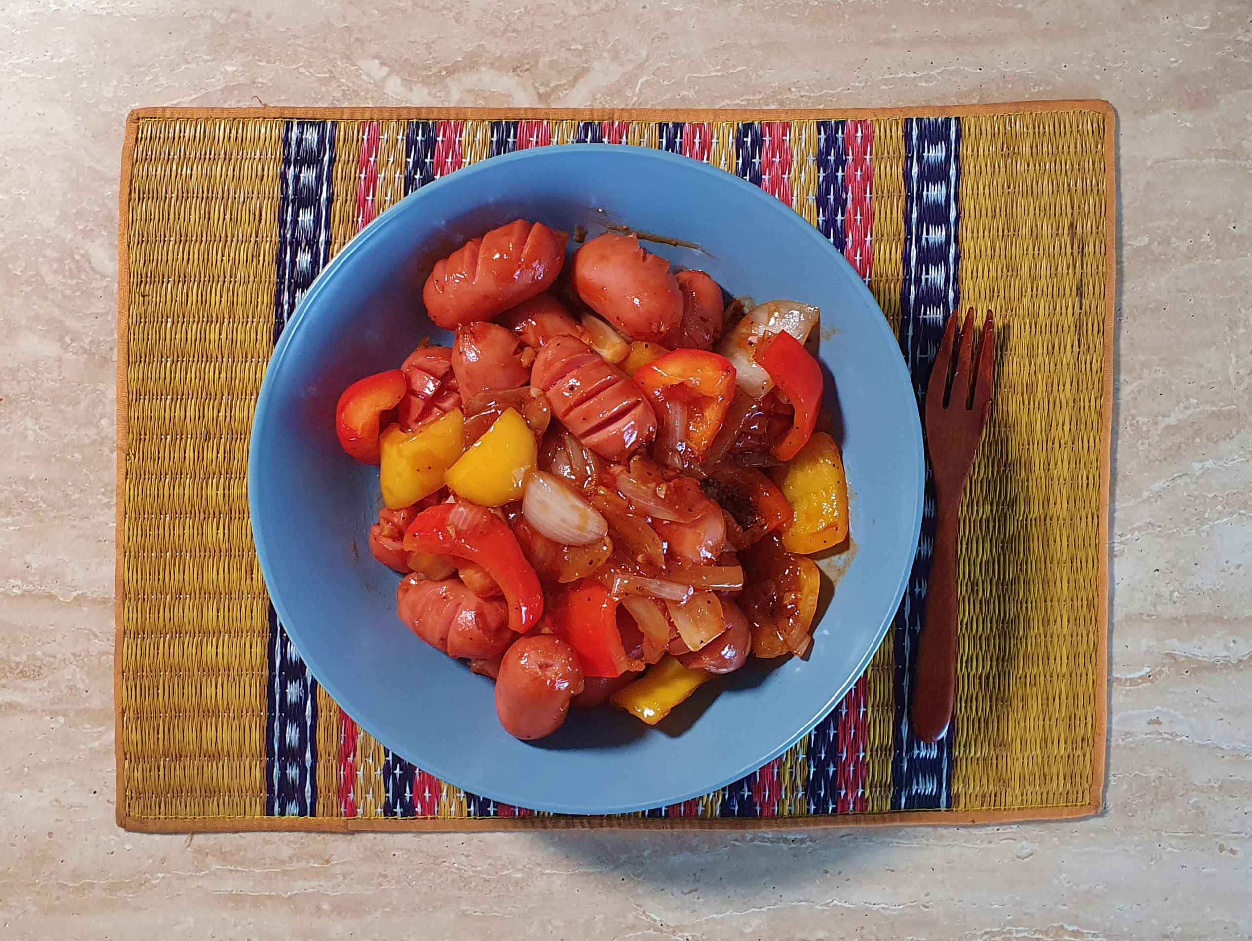 SAUSAGE STIR FRY WITH VEGETABLES RECIPE