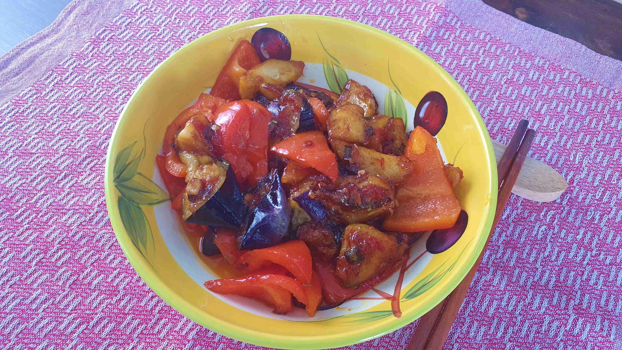 FRIED STIR EGGPLANT CHINESE RECIPE - THE MOON WORLD