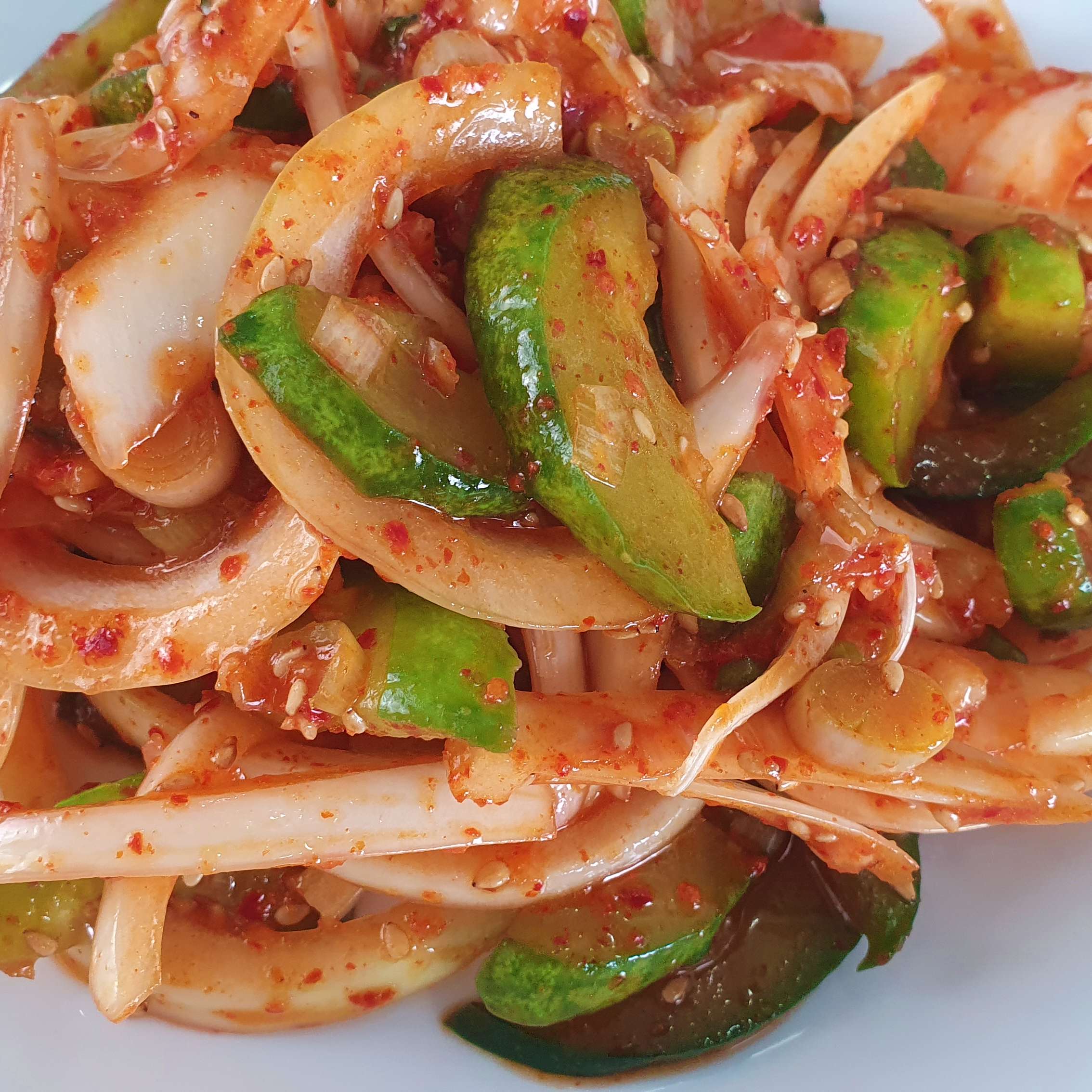 KOREAN CUCUMBER KIMCHI RECIPE - 엉클쿡 맛있는 음식 이야기