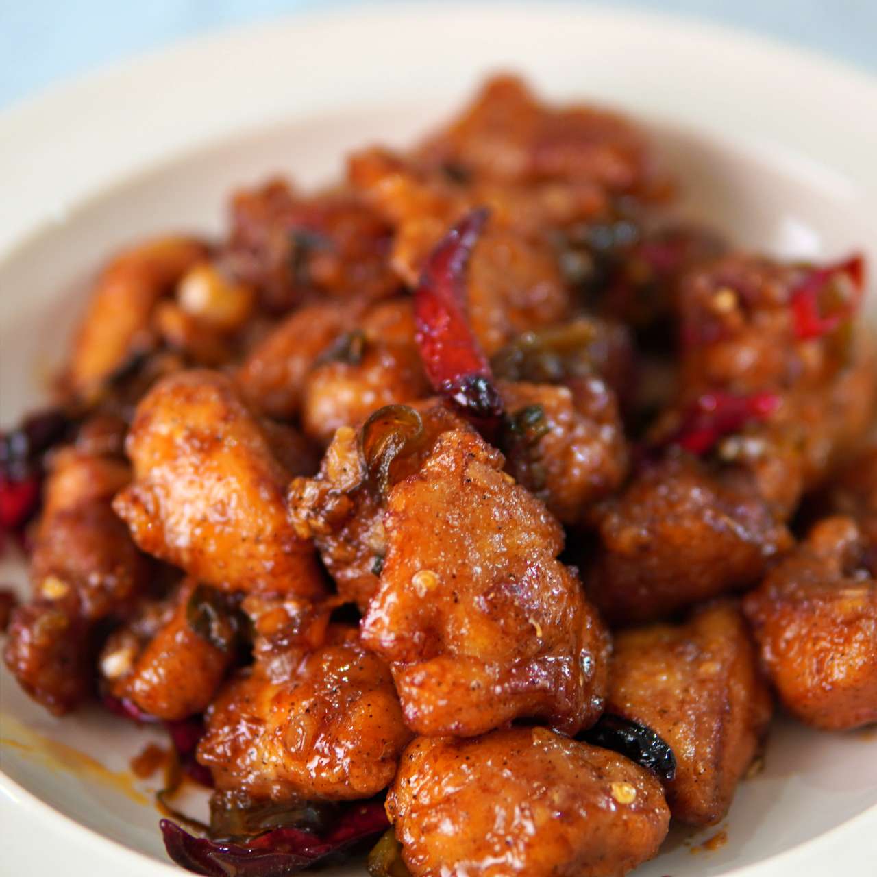 CHINESE FRIED CHILI CHICKEN RECIPE_GANPENGJI