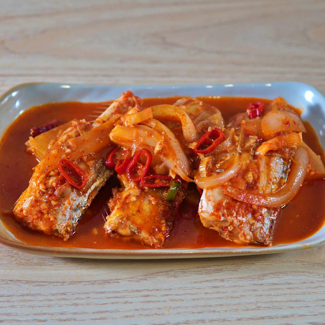 KOREAN SPICY BRAISED CUTLASSFISH RECIPE